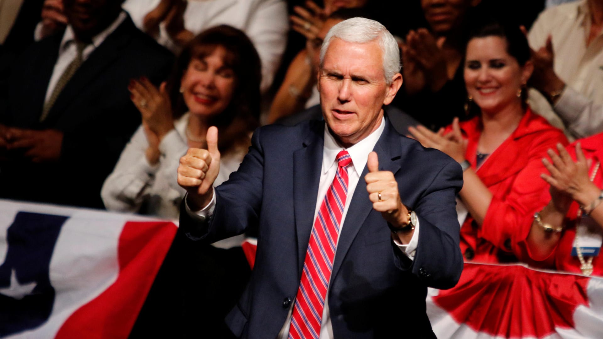 Vizepräsident Mike Pence bei einem Auftritt Mitte Juni in Little Havana in Miami.