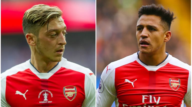 Bald nicht mehr zusammen im Gunners-Trikot? Mesut Özil (l.) und Alexis Sanchez.
