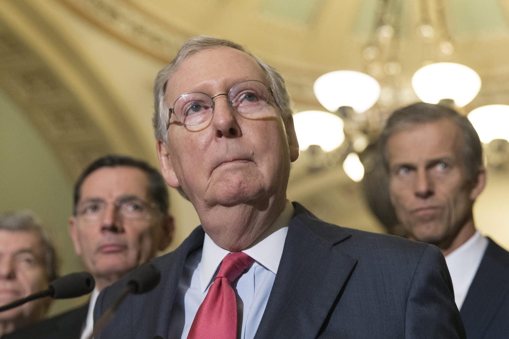 Der Chef der Republikaner im Senat, Mitch McConnell, zeigte sich offen für Veränderungen an dem Entwurf.