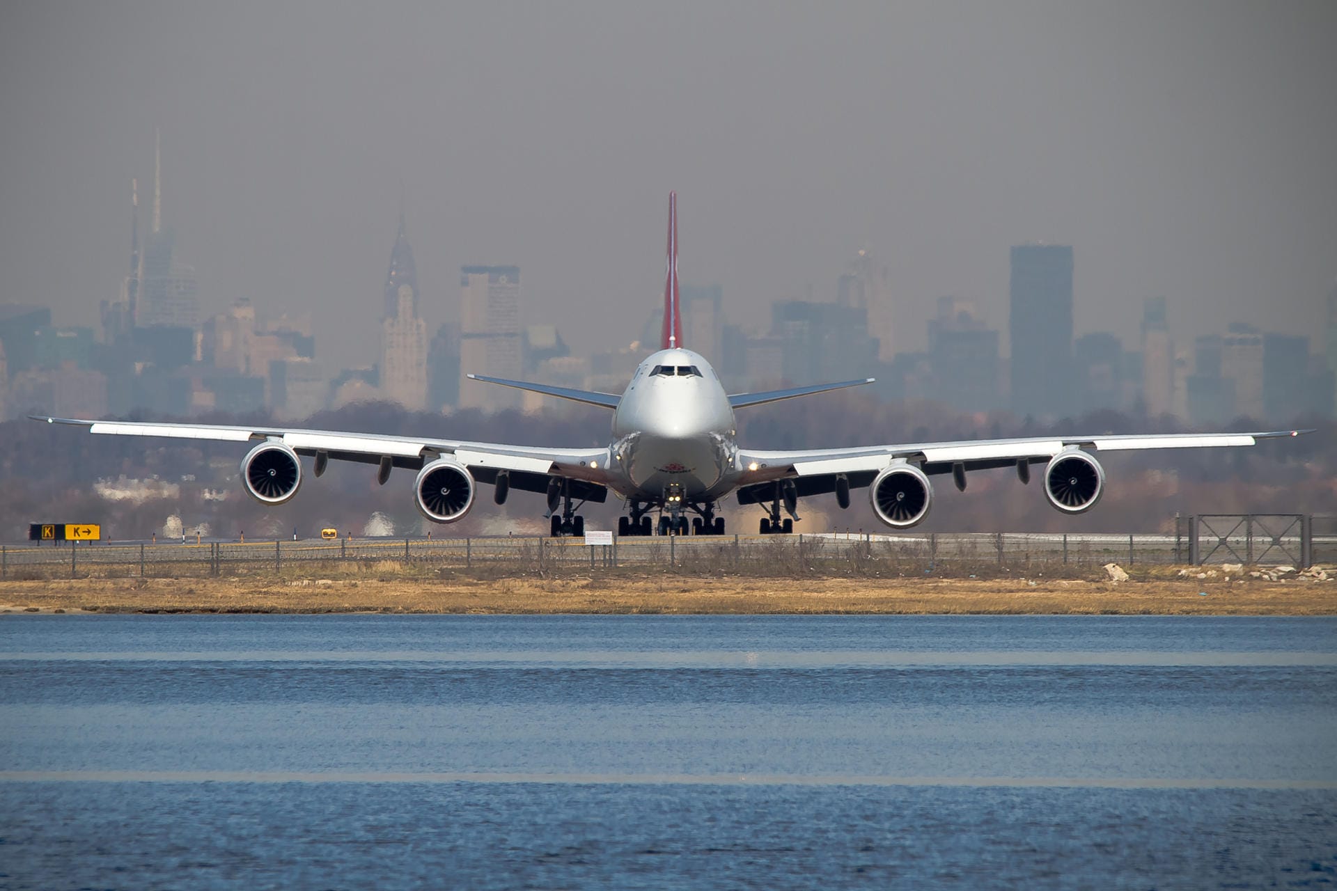 Start einer Boeing 747 (Symbolfoto)