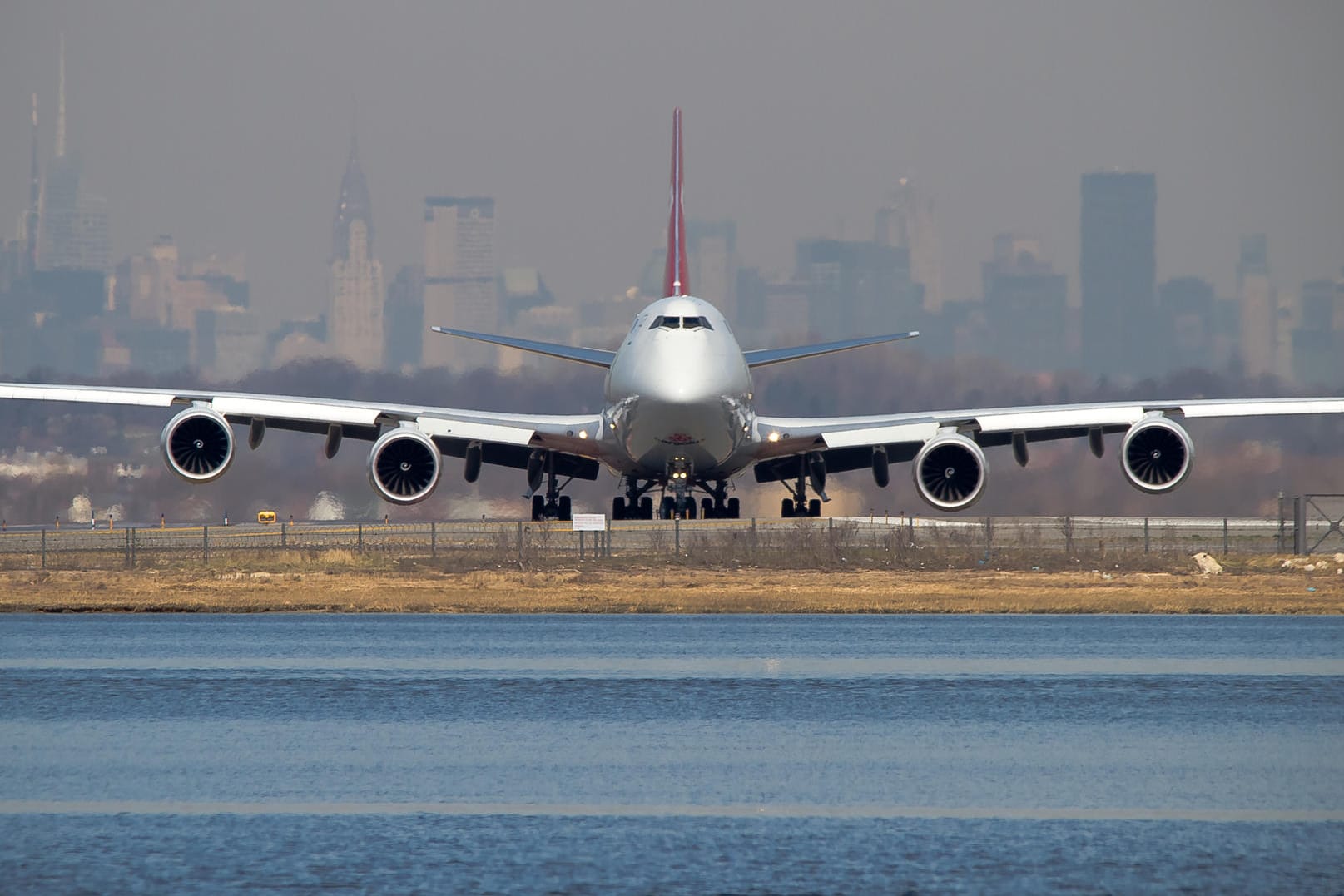 Start einer Boeing 747 (Symbolfoto)