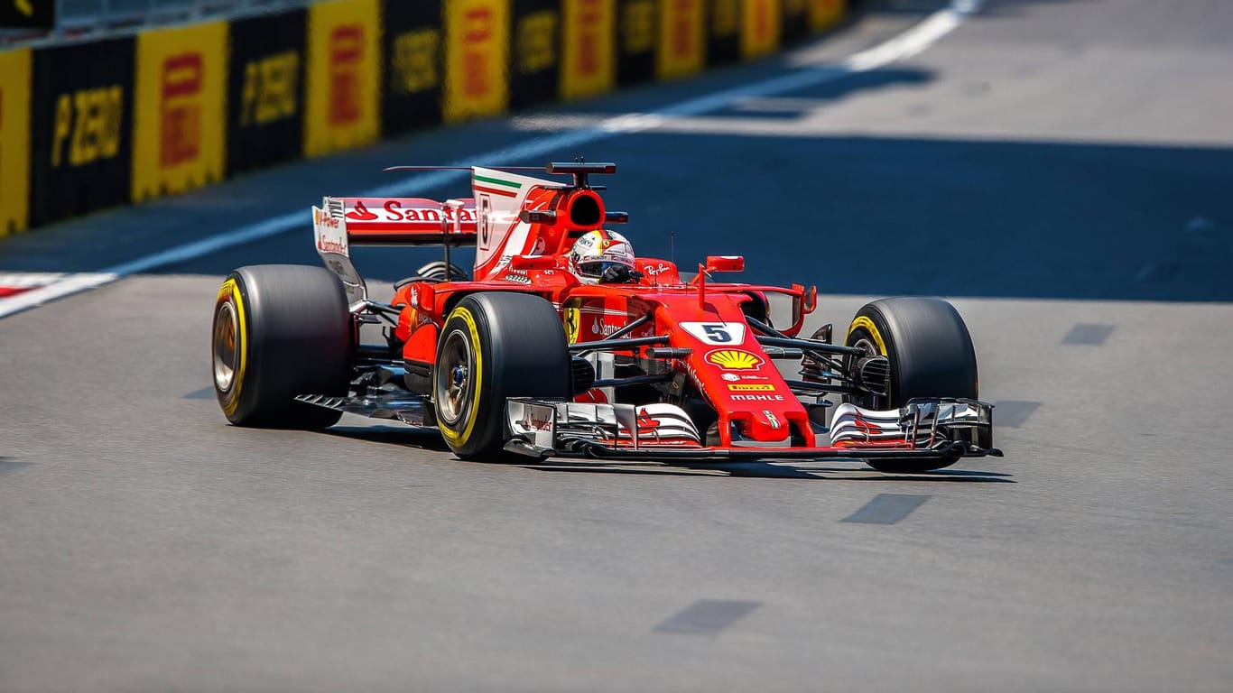 Sebastian Vettel in Baku.