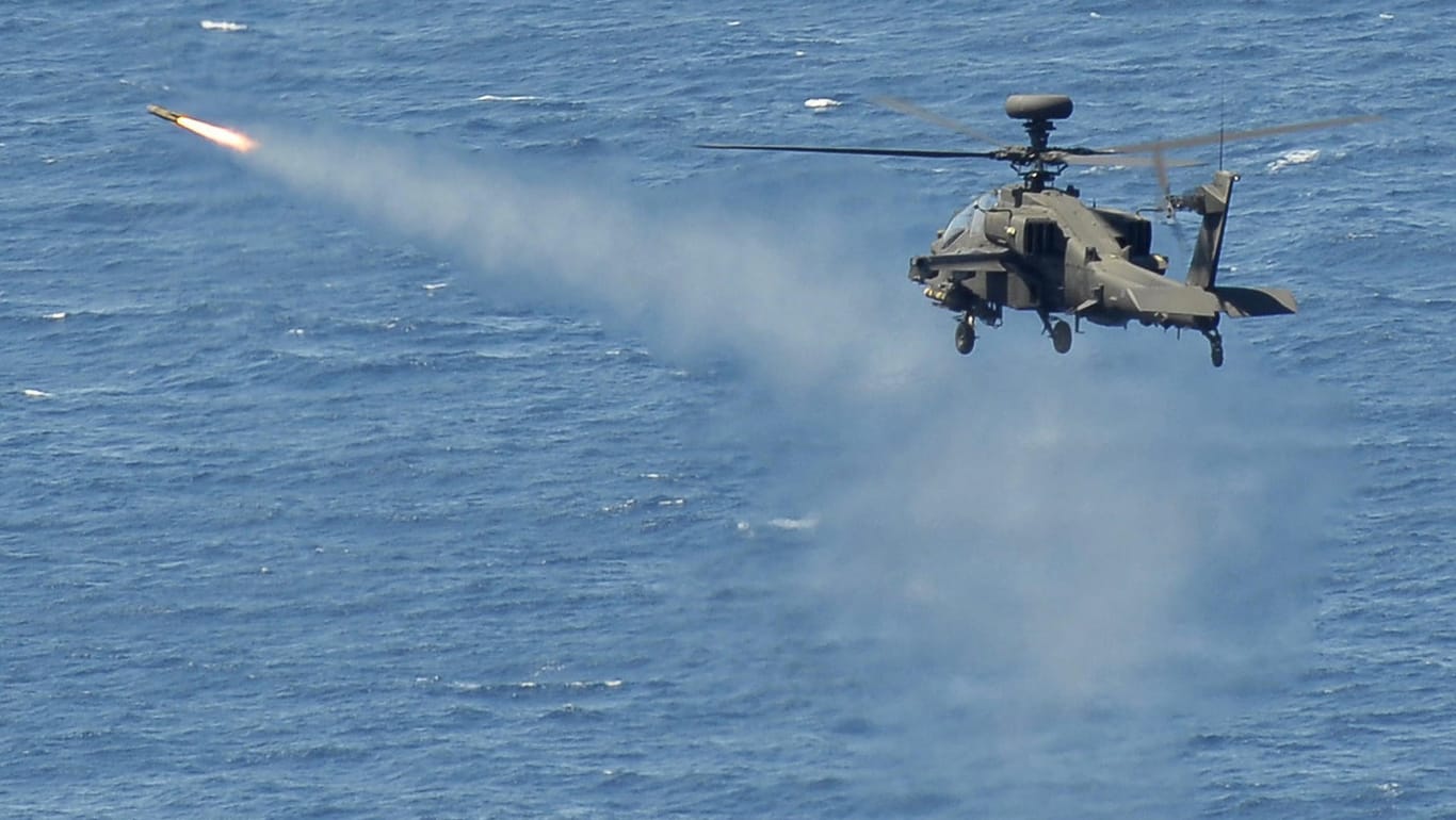 Auch Apache-Helikopter sind bei der israelischen Armee im Einsatz.