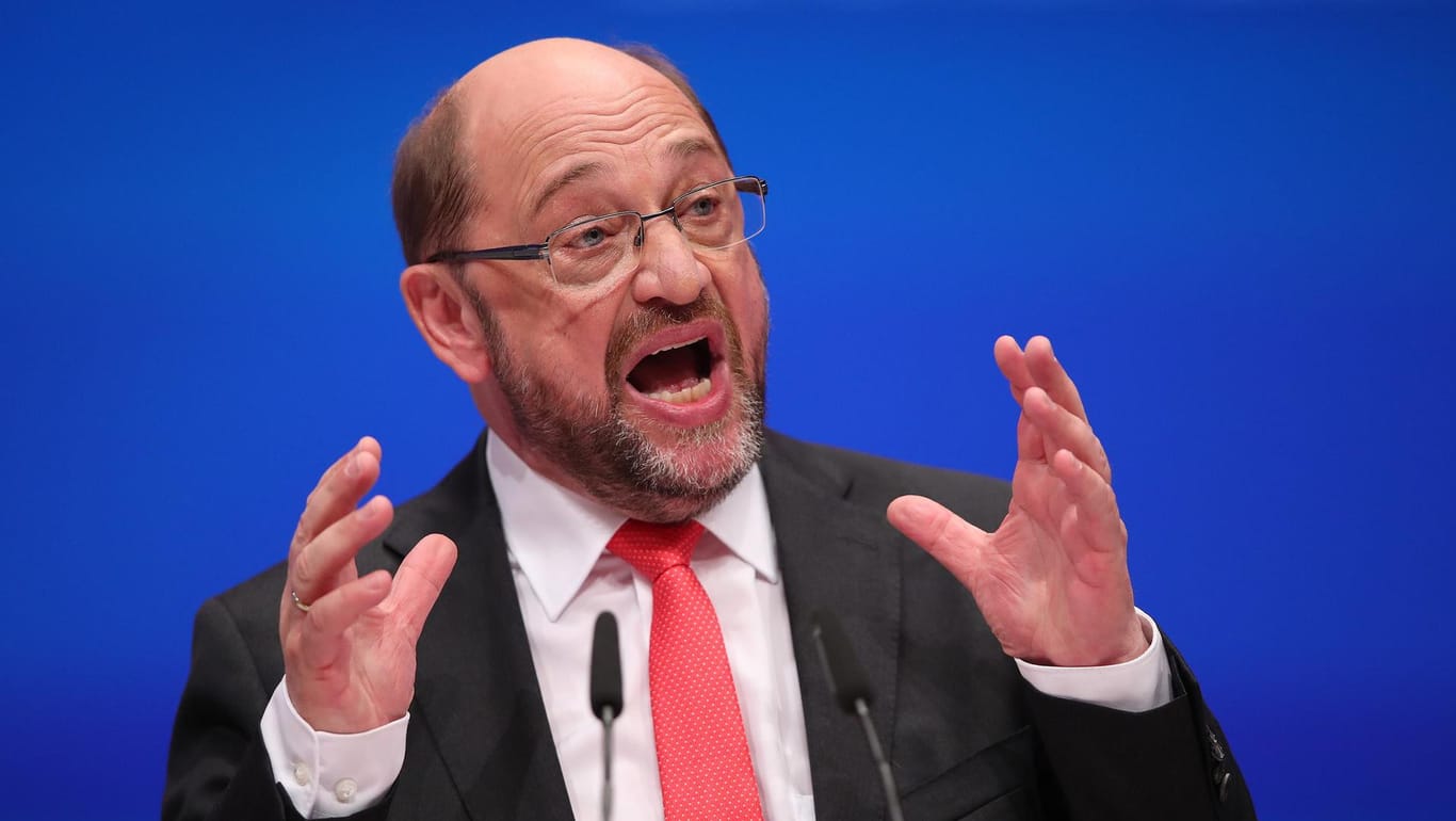 Martin Schulz auf dem SPD-Parteitag in Dortmund.
