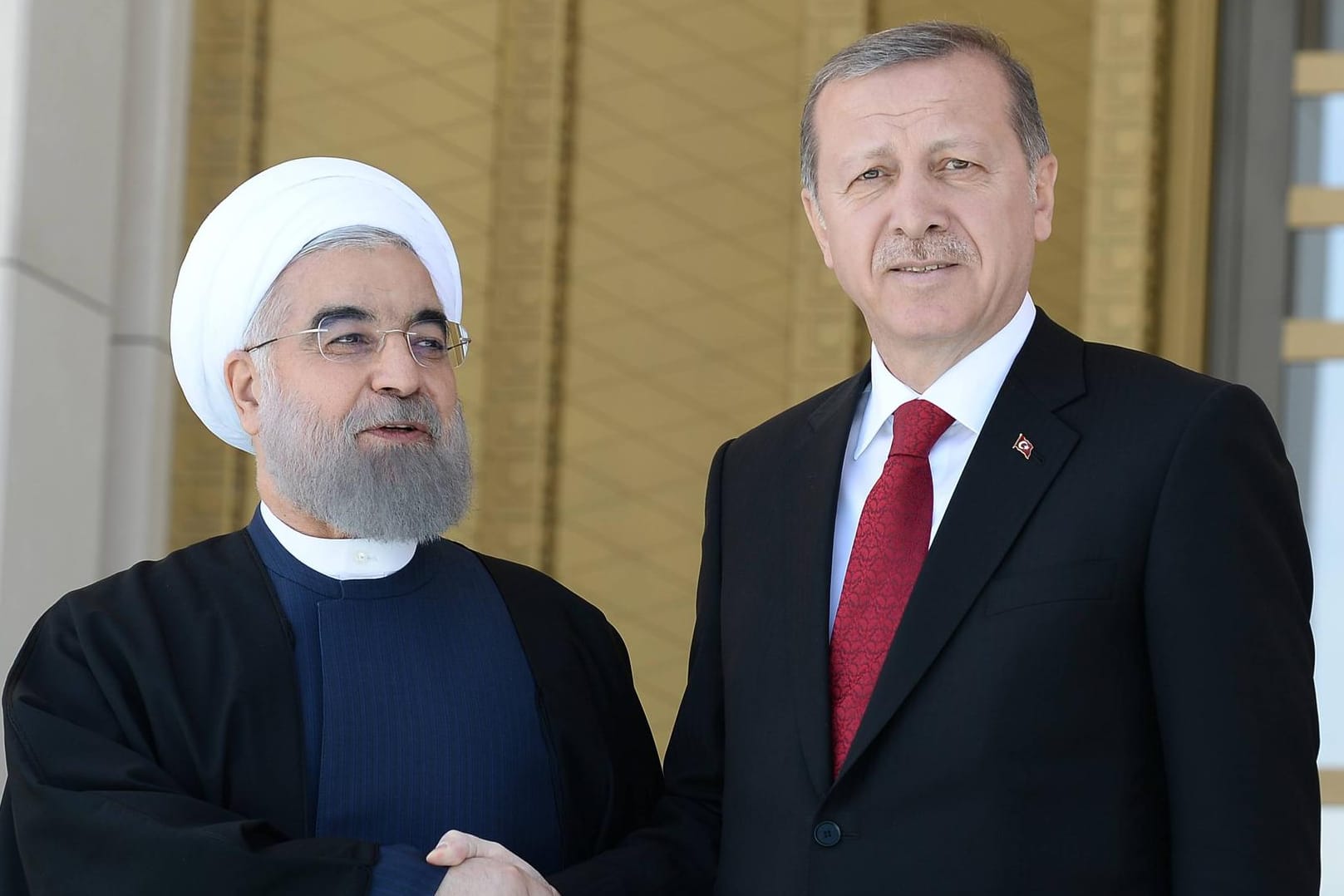 Recep Tayyip Erdogan und Irans Präsident Hassan Ruhani wollen Katart weiter unterstützen.