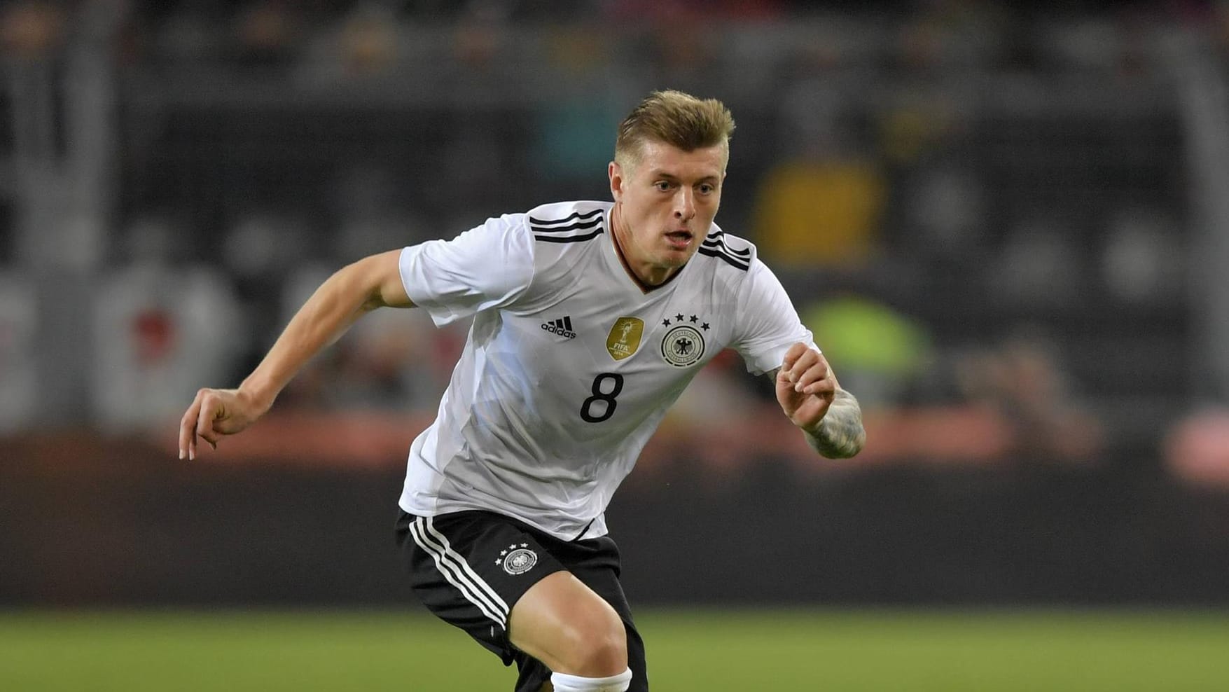 Toni Kroos hat in 76 Länderspielen zwölf Tore erzielt und 14 Treffer vorbereitet.