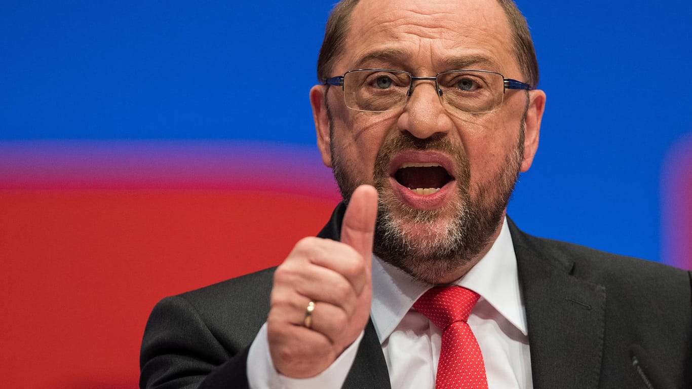 Kanzlerkandidat Martin Schulz beim SPD-Parteitag am Sonntag in Dortmund.