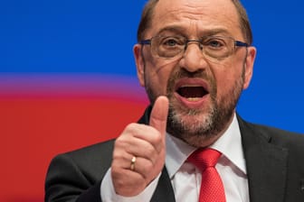 Kanzlerkandidat Martin Schulz beim SPD-Parteitag am Sonntag in Dortmund.