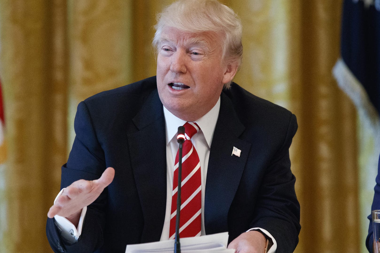 US-Präsident Donald Trump sieht sich als großen Sieger: Der Supreme Court stimmte dem umstrittenen Einreiseverbot für Menschen aus ausgewählten muslimischen Ländern zu.
