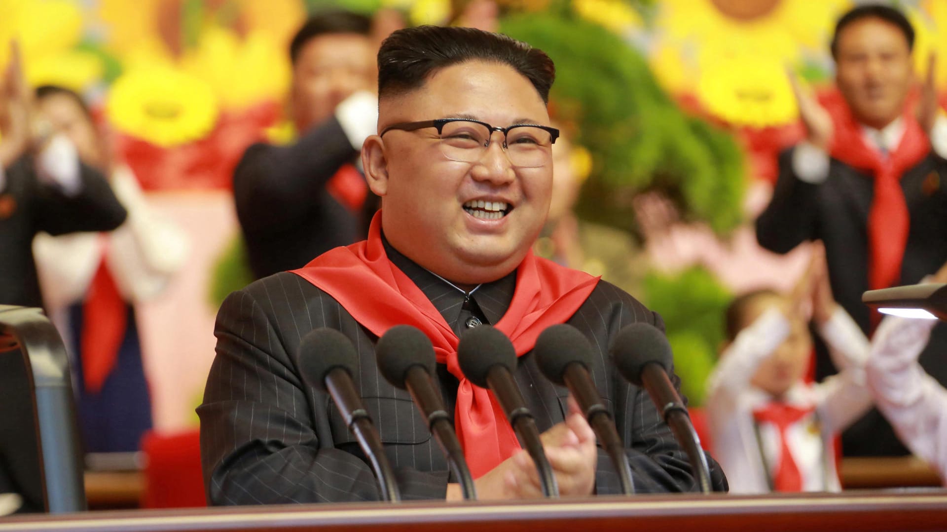 Das Regime von Kim Jong Un hat Donald Trump vorgeworfen, "Hitlers diktatorische Politik" zu verfolgen. Das Regime von Kim Jong Un hat Donald Trump vorgeworfen, "Hitlers diktatorische Politik" zu verfolgen.