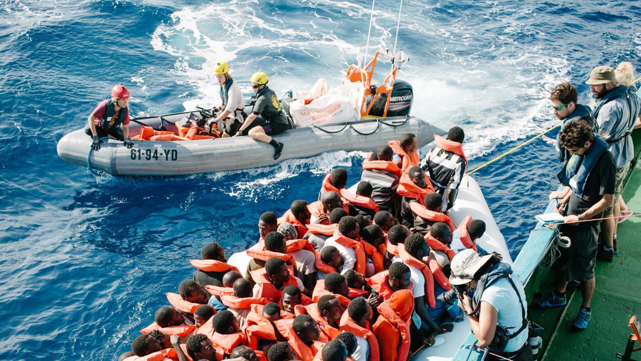 Betroffen von dem Verbot wären vor allem nicht-italienische, private Hilfsorganisationen wie "Jugend rettet".