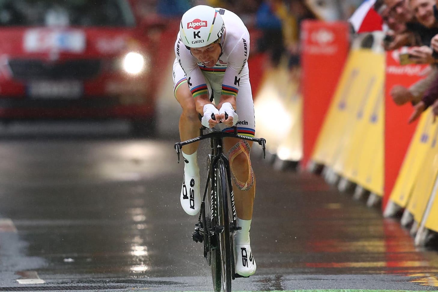 Tony Martin vom Team Katusha bei der Zieleinfahrt.