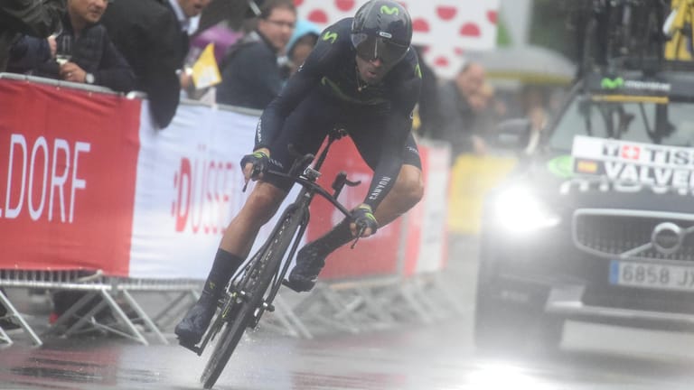 Für Alejandro Valverde ist die Tour de France leider vorzeitig beendet.