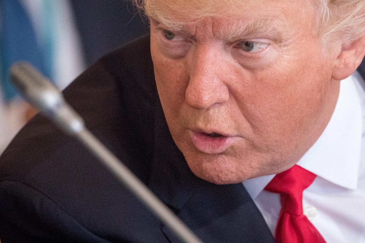Auf Kriegsfuß mit den Medien: US-Präsident Donald Trump.