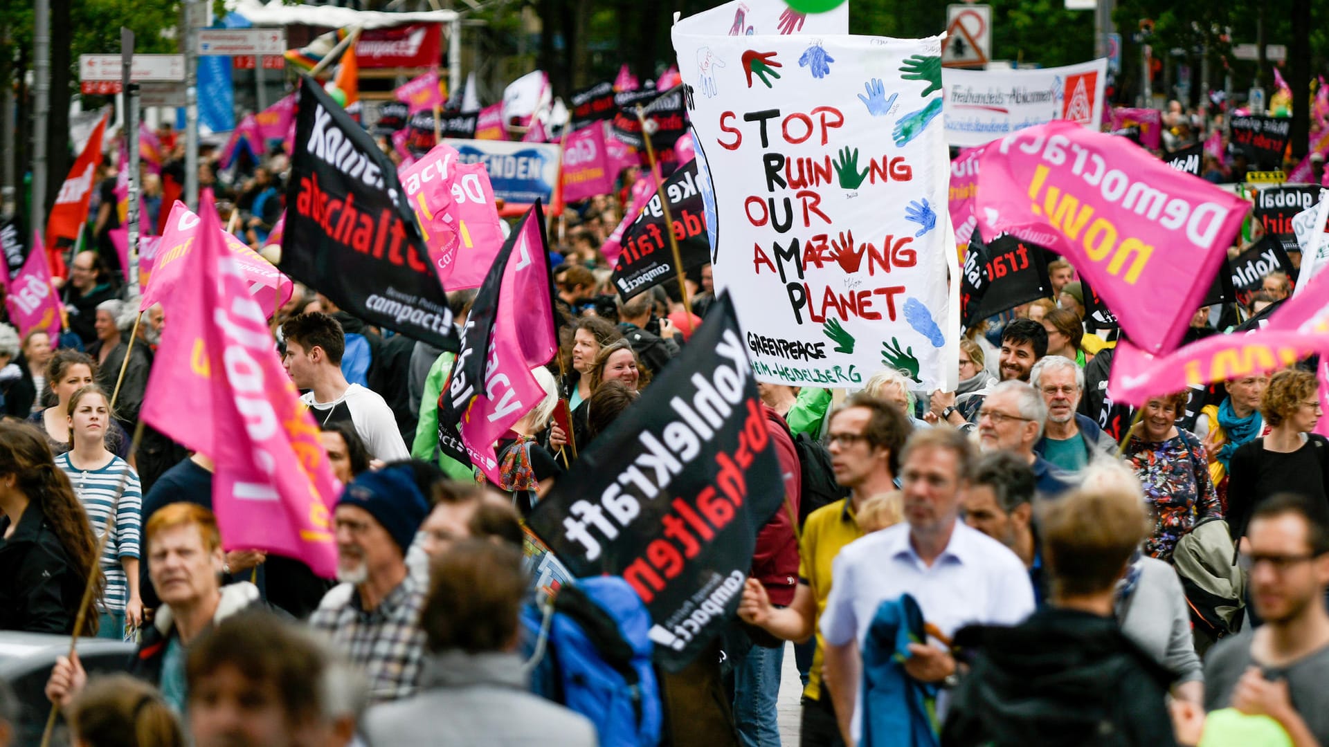 Protestwelle gegen den G20 Gipfel