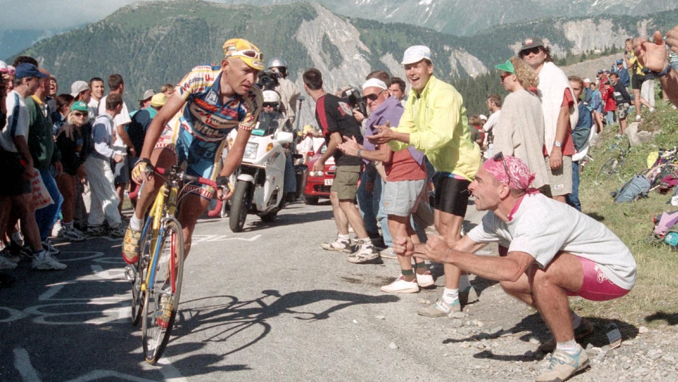 Marco Pantani wurde bei der Tour de France 1997 Dritter. Ein Jahr später siegte er.