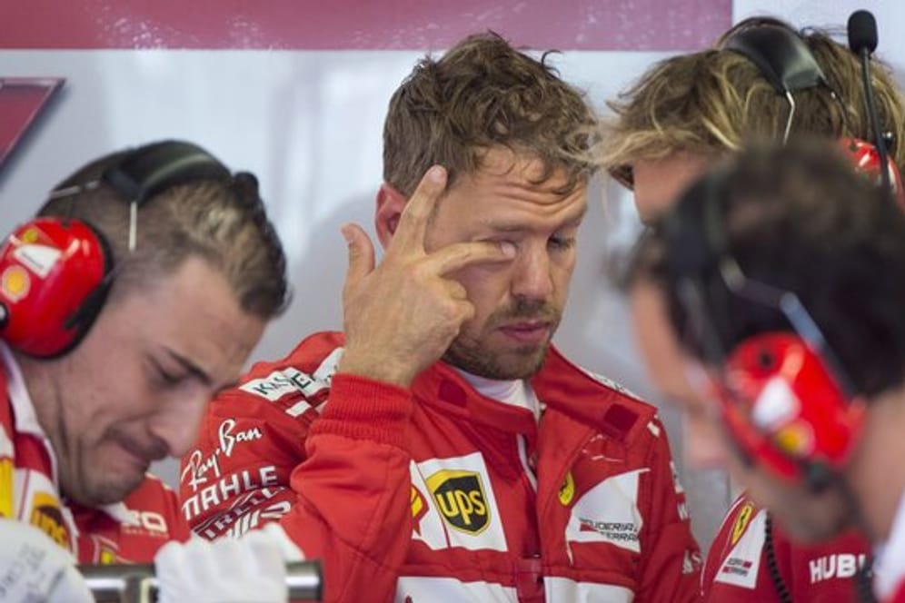 Mit einem blauen Auge davongekommen: Sebastian Vettel bekommt für seinen Wut-Rempler keine weitere Strafe aufgebrummt.