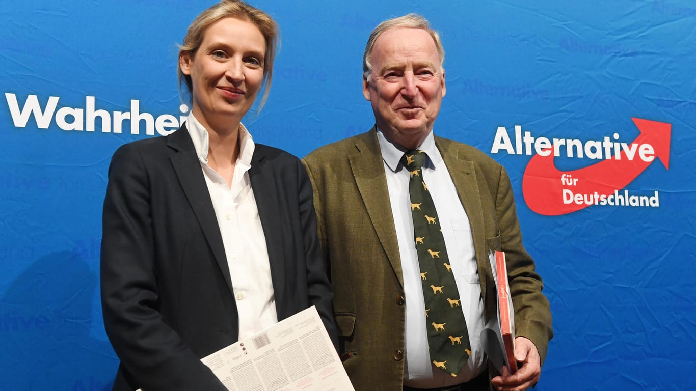 Alexander Gauland und Alice Weidel, die Spitzenkandidaten der AfD für die Bundestagswahl.