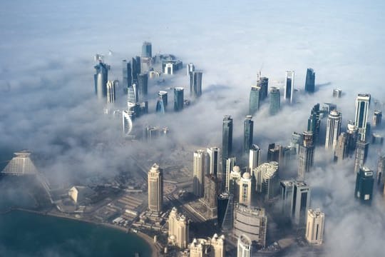 Die Skyline der katarischen Hauptstadt Doha.