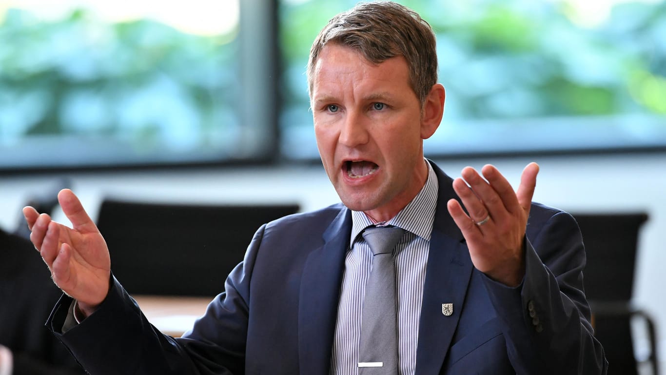 Thüringens AfD-Chef Björn Höcke muss in Zukunft ohne seine Stellvertreterin Steffi Brönner auskommen.