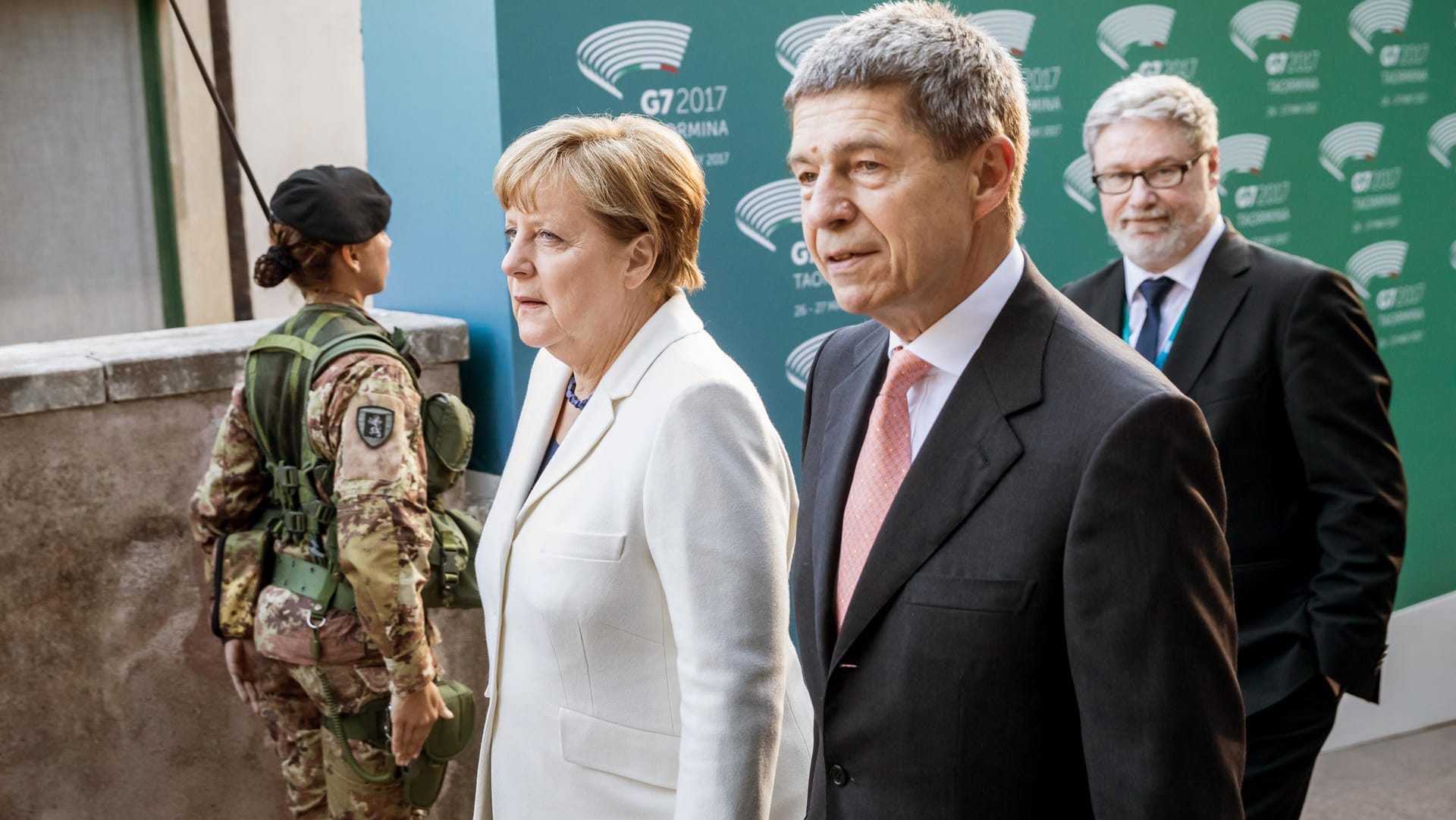 Bundeskanzlerin Angela Merkel und ihr Mann Joachim Sauer.