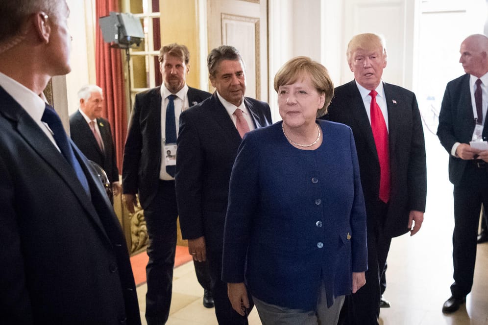 Merkel, Trump, Gabriel und Tillerson treffen sich auf G20-Gipfel