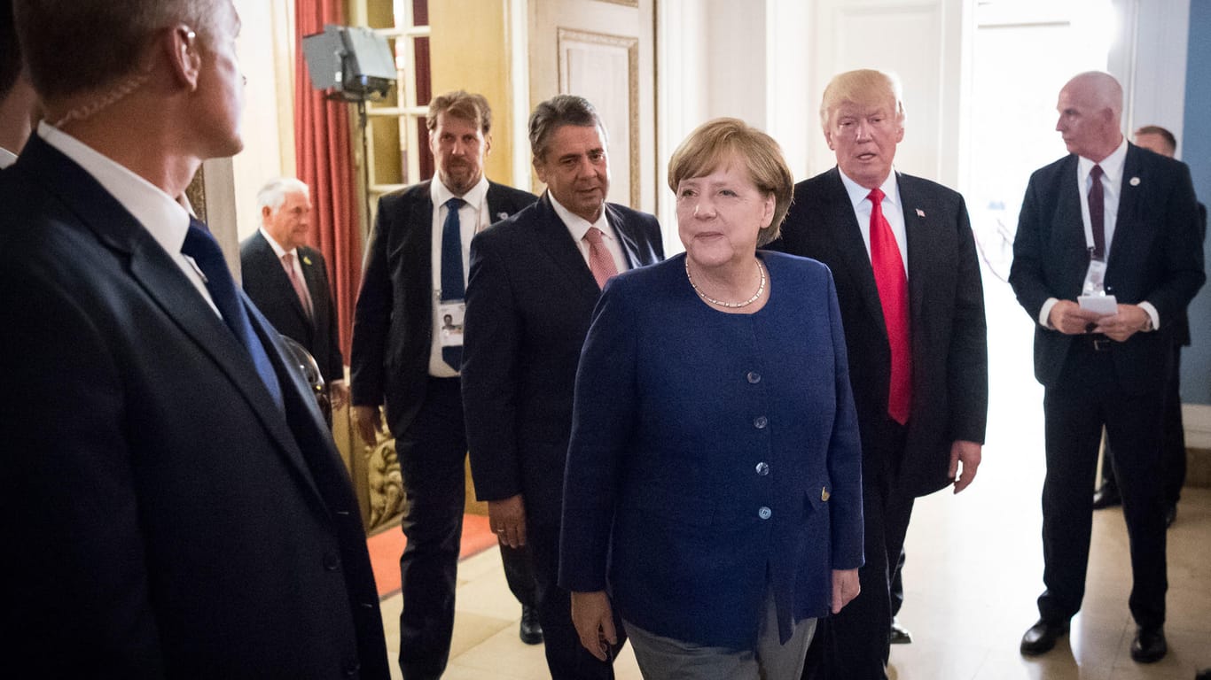 Merkel, Trump, Gabriel und Tillerson treffen sich auf G20-Gipfel