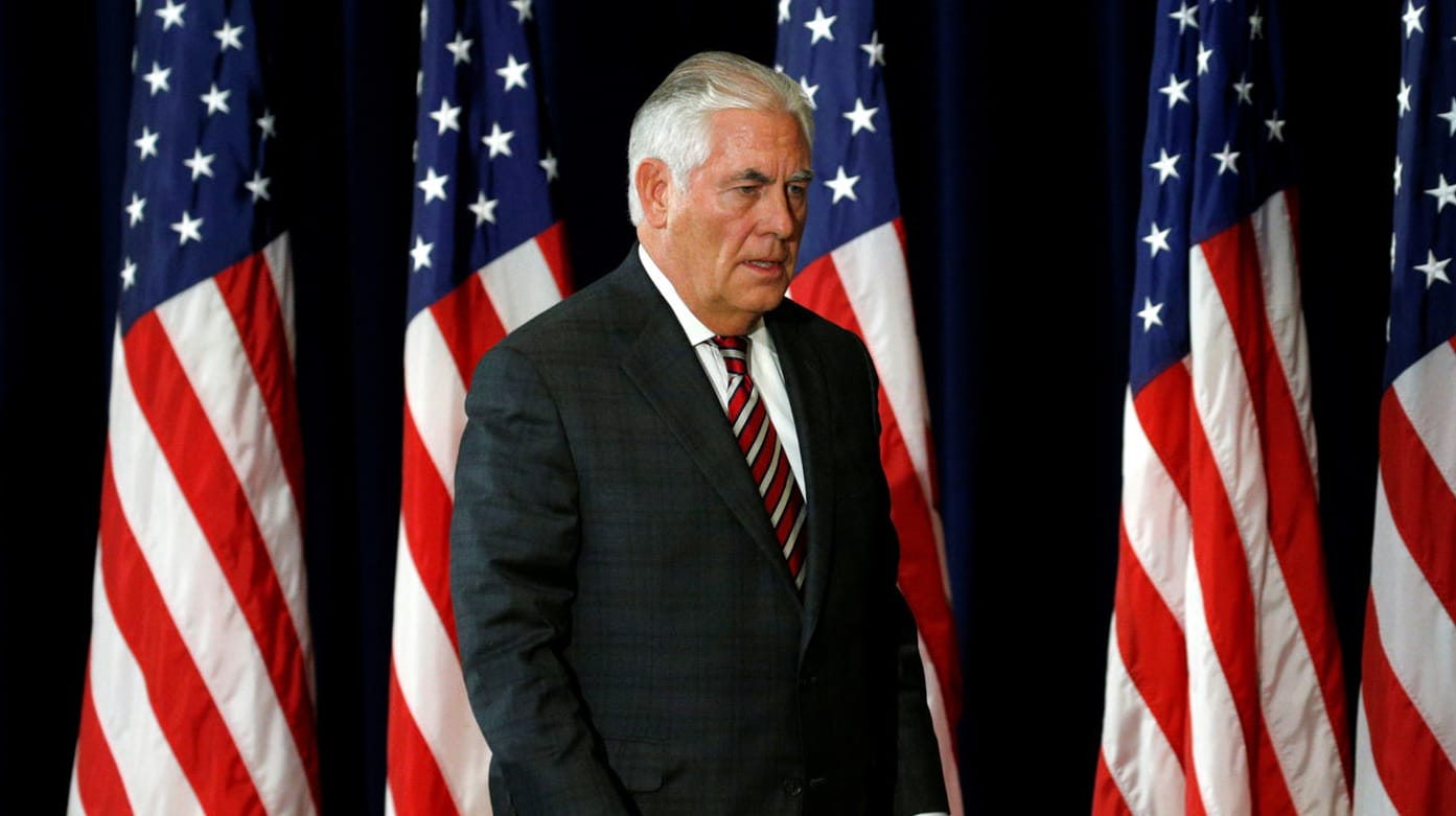 Rex Tillerson war Chef von ExxonMobil, bevor er Donald Trumps Außenminister wurde. Rex Tillerson war Chef von ExxonMobil, bevor er Donald Trumps Außenminister wurde.