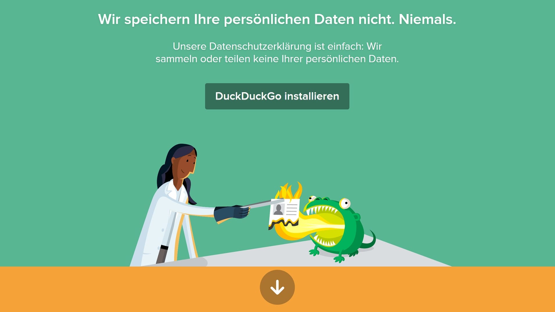 Die Internet-Suche über Duckduckgo