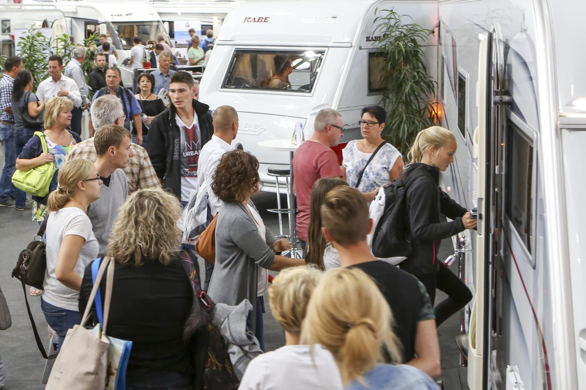 Der Caravan Salon in Düsseldorf ist die wichtigste Messe der Branche.
