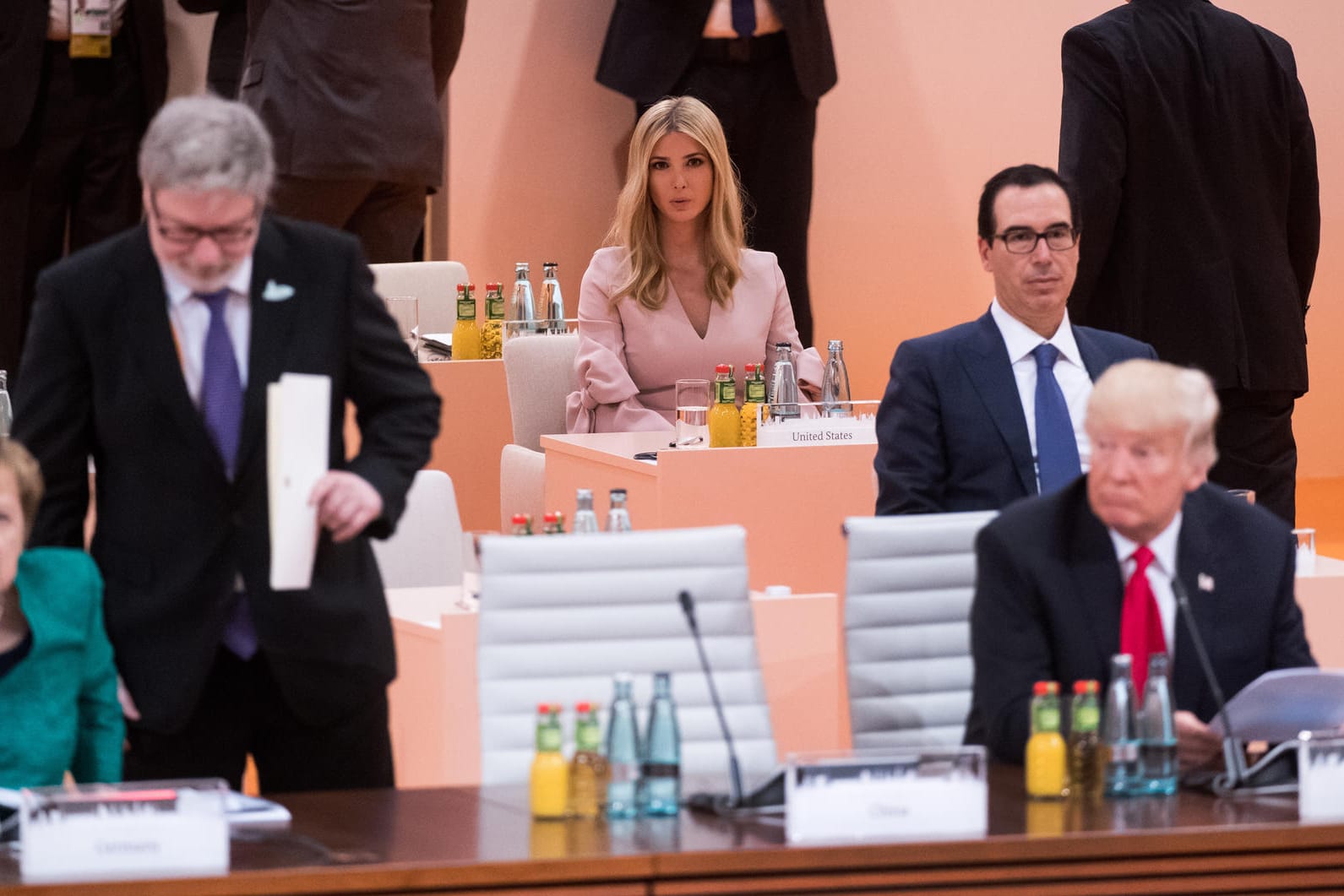 Ivanka Trump hält sich bei den Beratungen in Hamburg normalerweise eher im Hintergrund.
