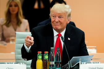 Blieb in Hamburg knallhart: US-Präsident Donald Trump.