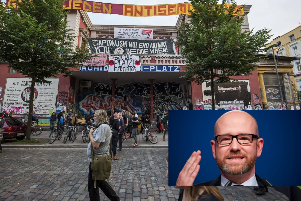 CDU-Generalsekretär Peter Tauber will die Rote Flora im Hamburger Schanzenviertel schließen lassen.