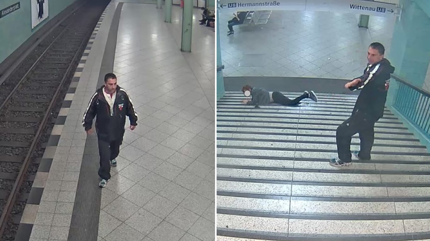 Die Berliner Polizei sucht nach diesem U-Bahn-Schläger.