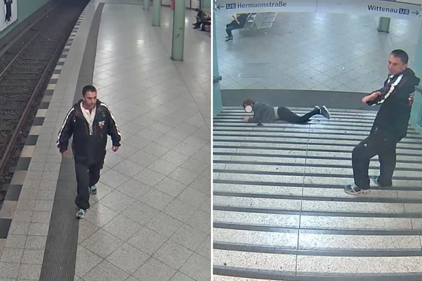Die Berliner Polizei sucht nach diesem U-Bahn-Schläger.