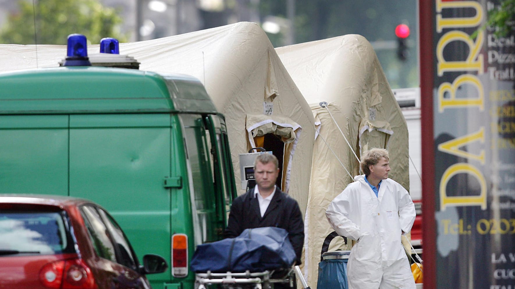 2007 ermordeten 'Ndranghetisten Mitglieder eines verfeindeten Clans in Duisburg.