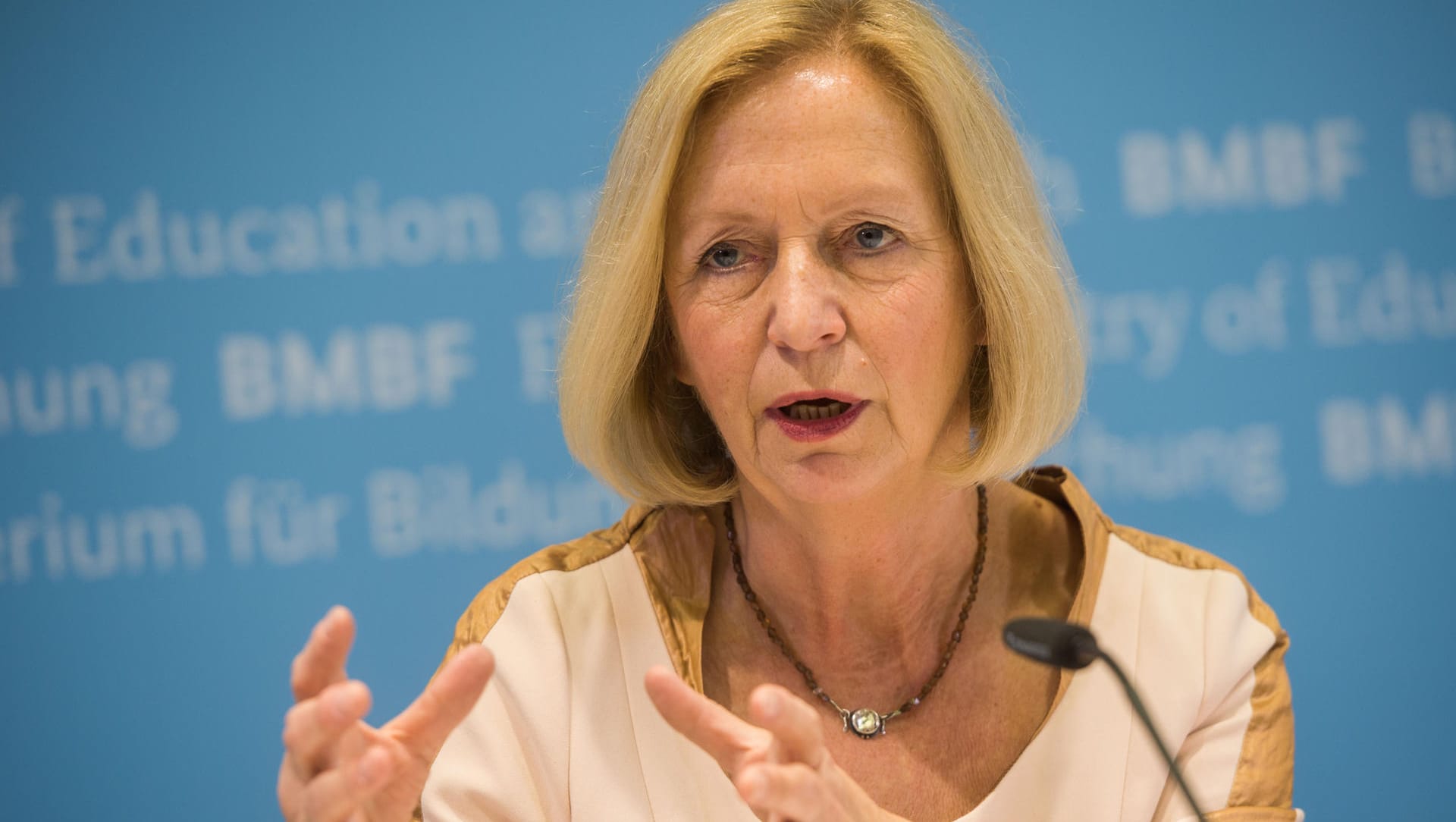 Bundesministerin für Bildung und Forschung Johanna Wanka (CDU)