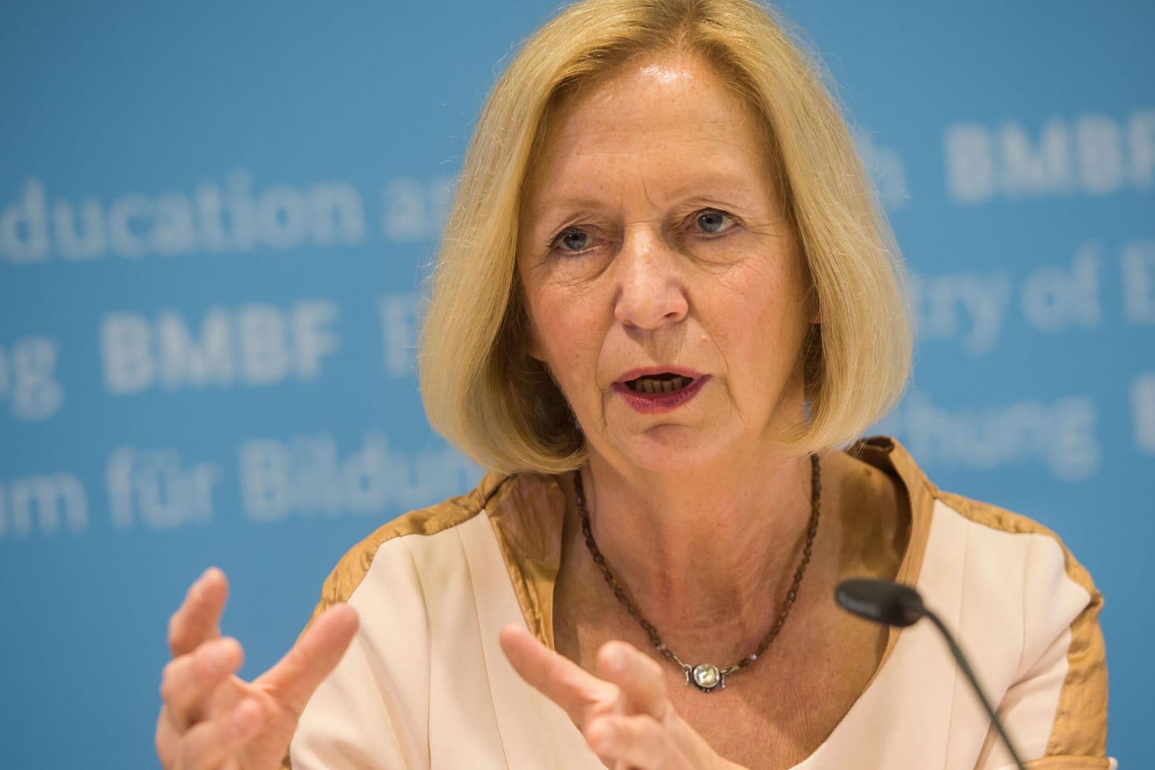 Bundesministerin für Bildung und Forschung Johanna Wanka (CDU)