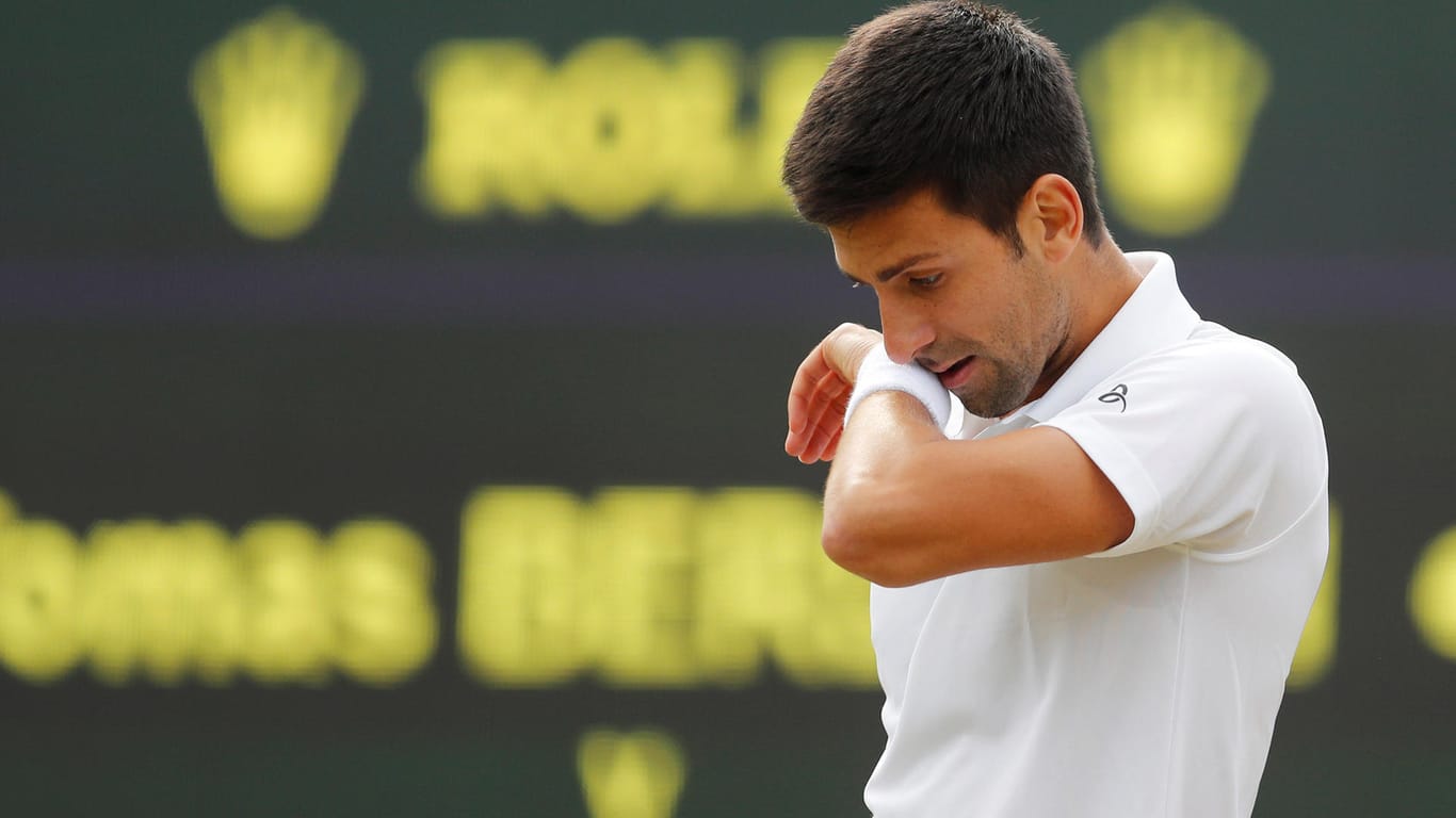 Schwerer Schlag: Novak Djokovic musste verletzt aufgeben.