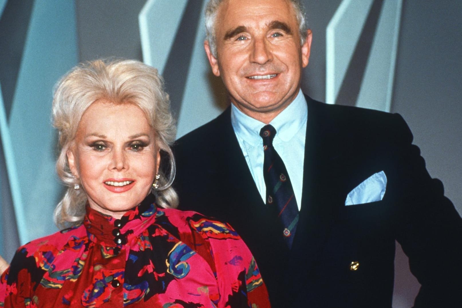 Zsa Zsa Gabor mit ihrem Ehemann Prinz Frederic von Anhalt im Jahr 1992.