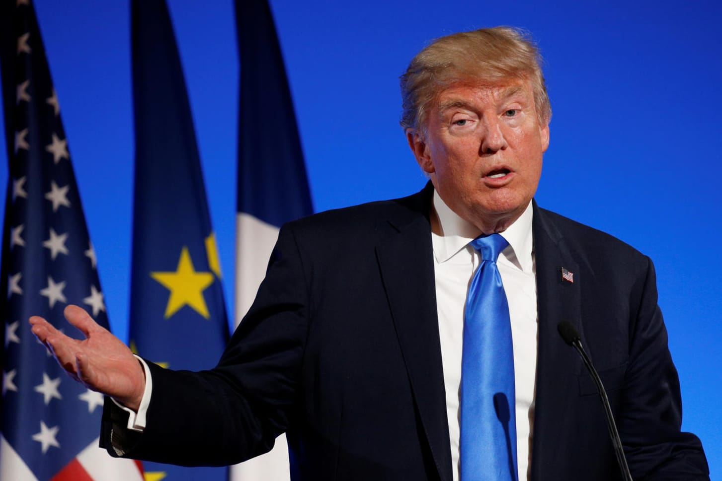 US-Präsident nennt das Vorgehen seines Sohnes in der Russland-Affäre "gängige Recherche" in einem oft "nicht so netten" Politikgeschäft.