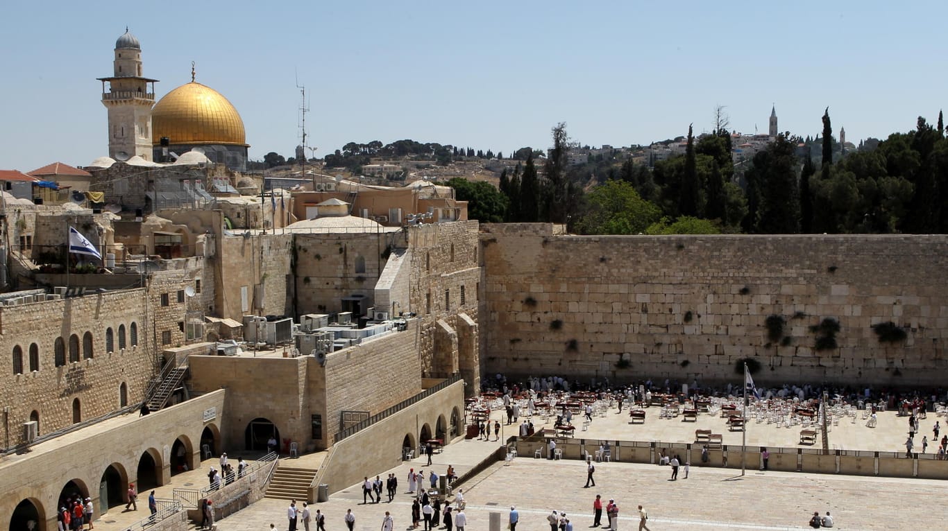Jerusalem - Felsendom und Klagemauer