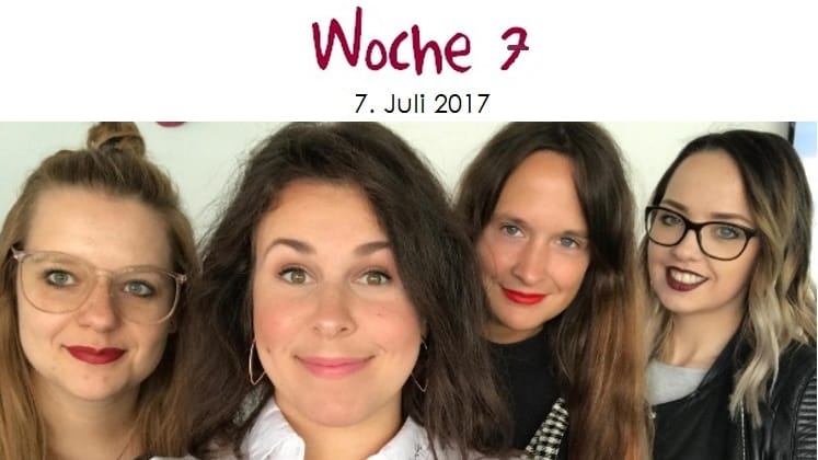 Für Maria, Angy, Janna und Ricarda geht es jetzt in die achte Woche.