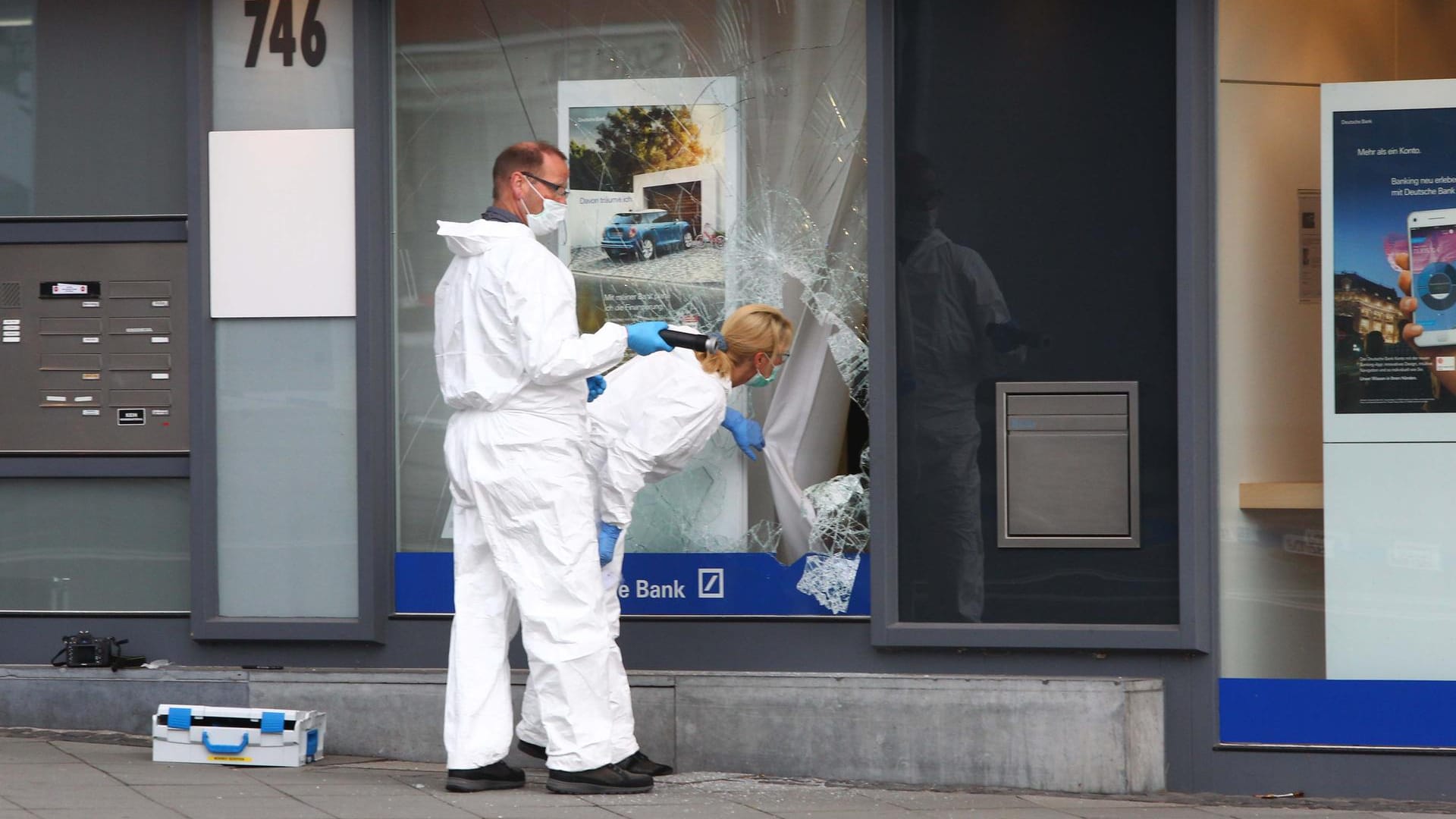 Versuchte Geldautomatensprengung in Aachen