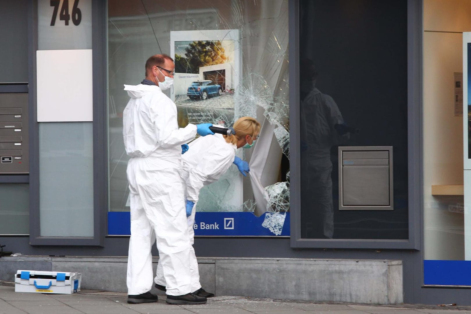 Versuchte Geldautomatensprengung in Aachen