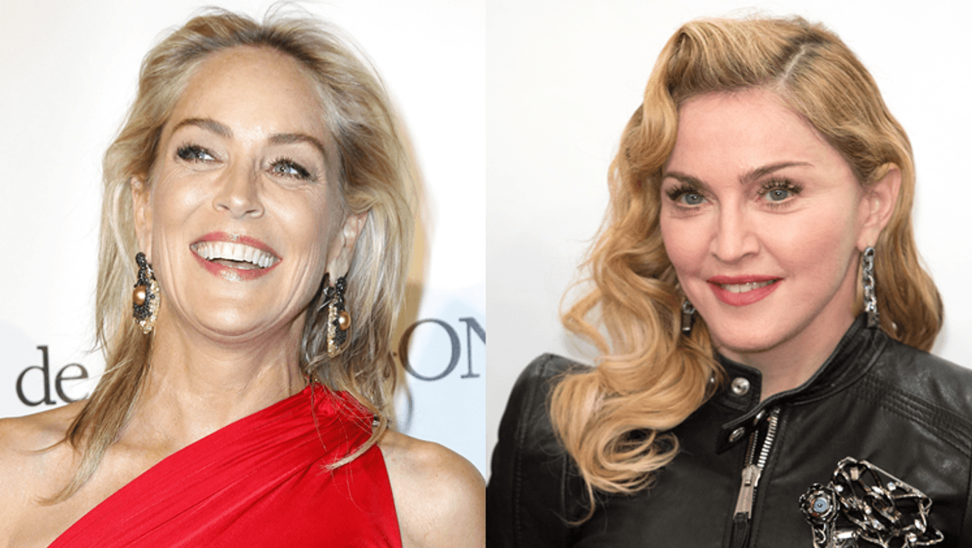 Madonna bezeichnete Sharon Stone als "schrecklich mittelmäßig".