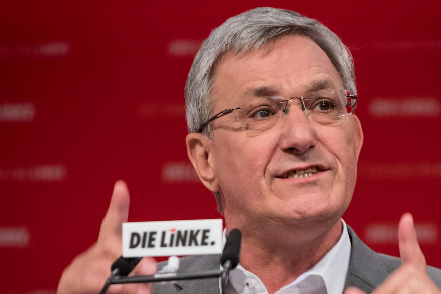 Linke-Parteichef Bernd Riexinger hat eine Morddrohung erhalten.
