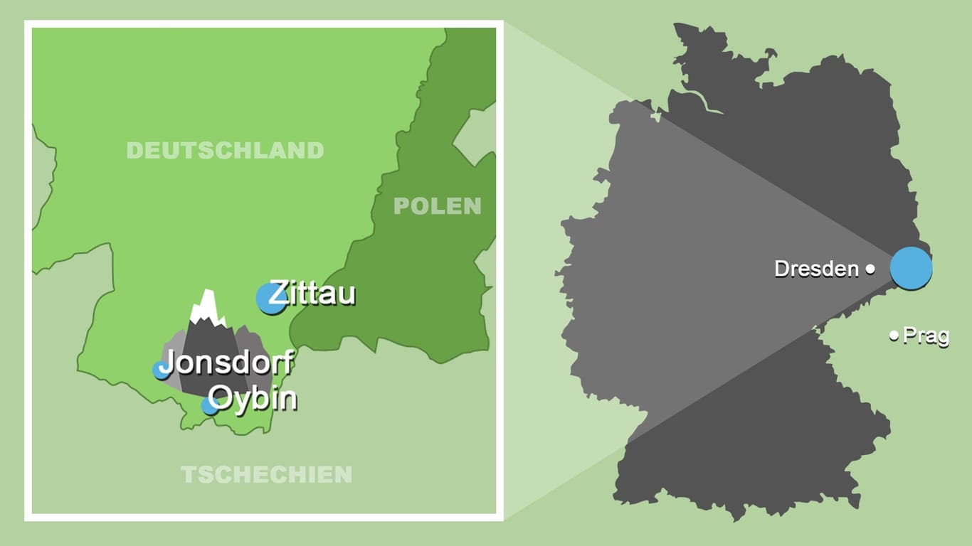 Am südöstlichsten Punkt Deutschlands liegt das Zittauer Gebirge idyllisch zwischen Jonsdorf und Oybin.