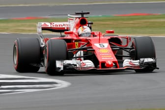 Sebastian Vettel startet beim Großen Preis von Großbritannien vom dritten Startplatz.