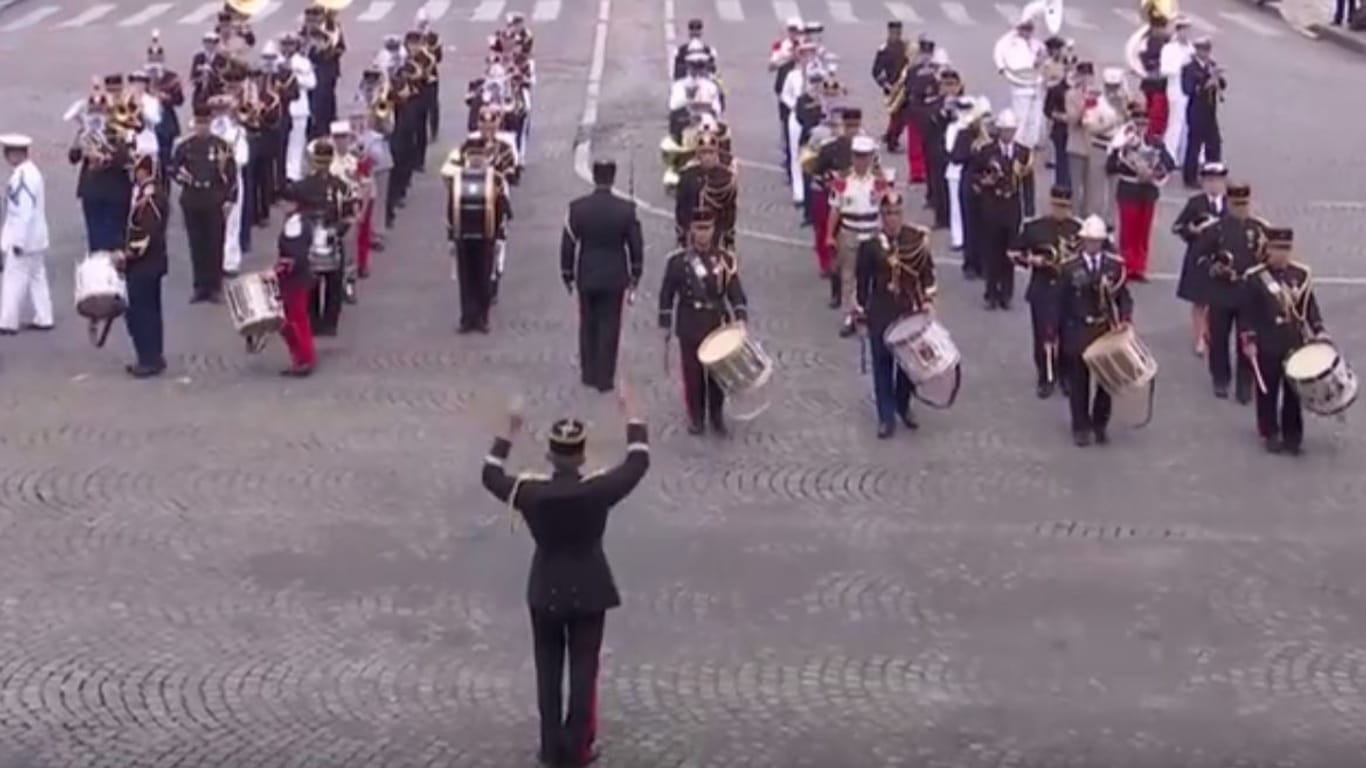 Die Militärparade in Frankreich war anders.